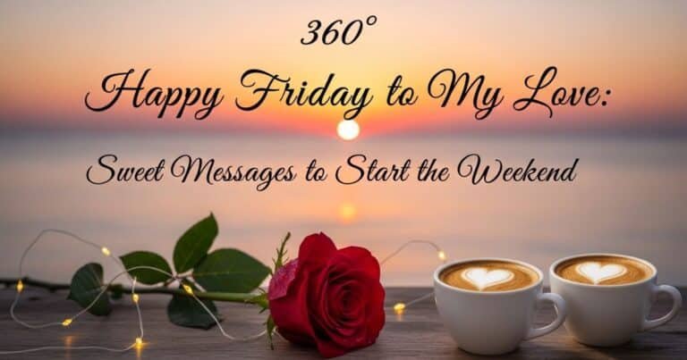 360 Happy Friday to My Love Sweet Messages to Start the Weekend