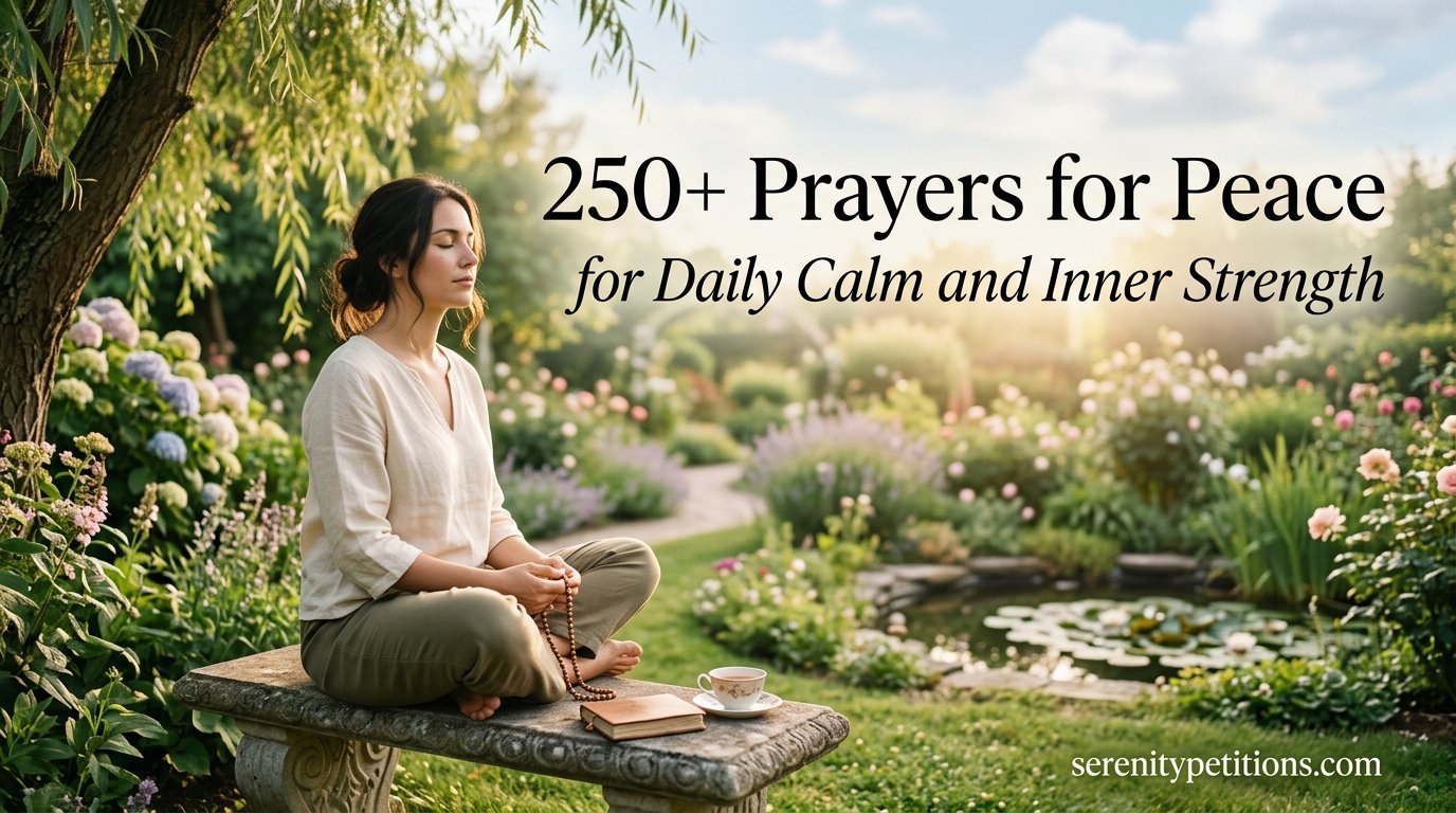 250+ Prayers for Peace for Daily Calm and Inner Strength