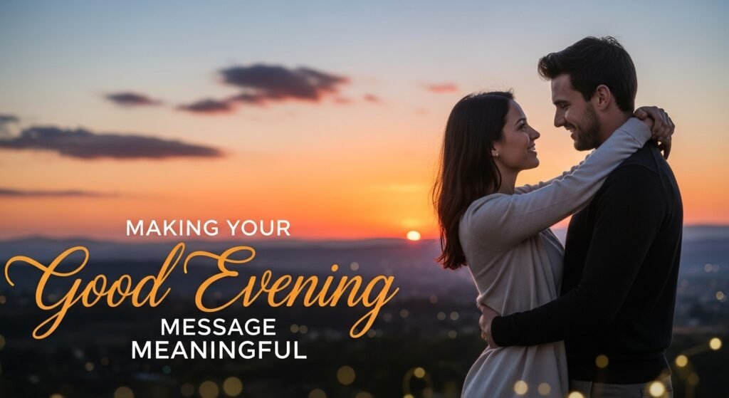making-your-good-evening-message-meaningful