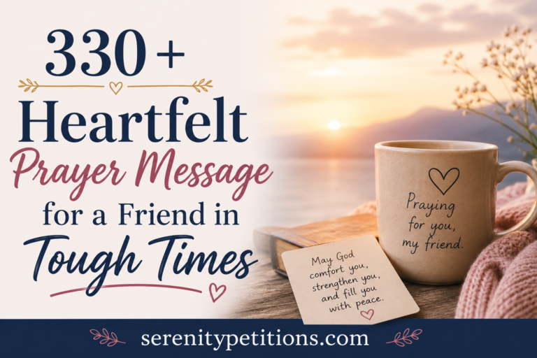 330+ Heartfelt Prayer Message for a Friend in Tough Times