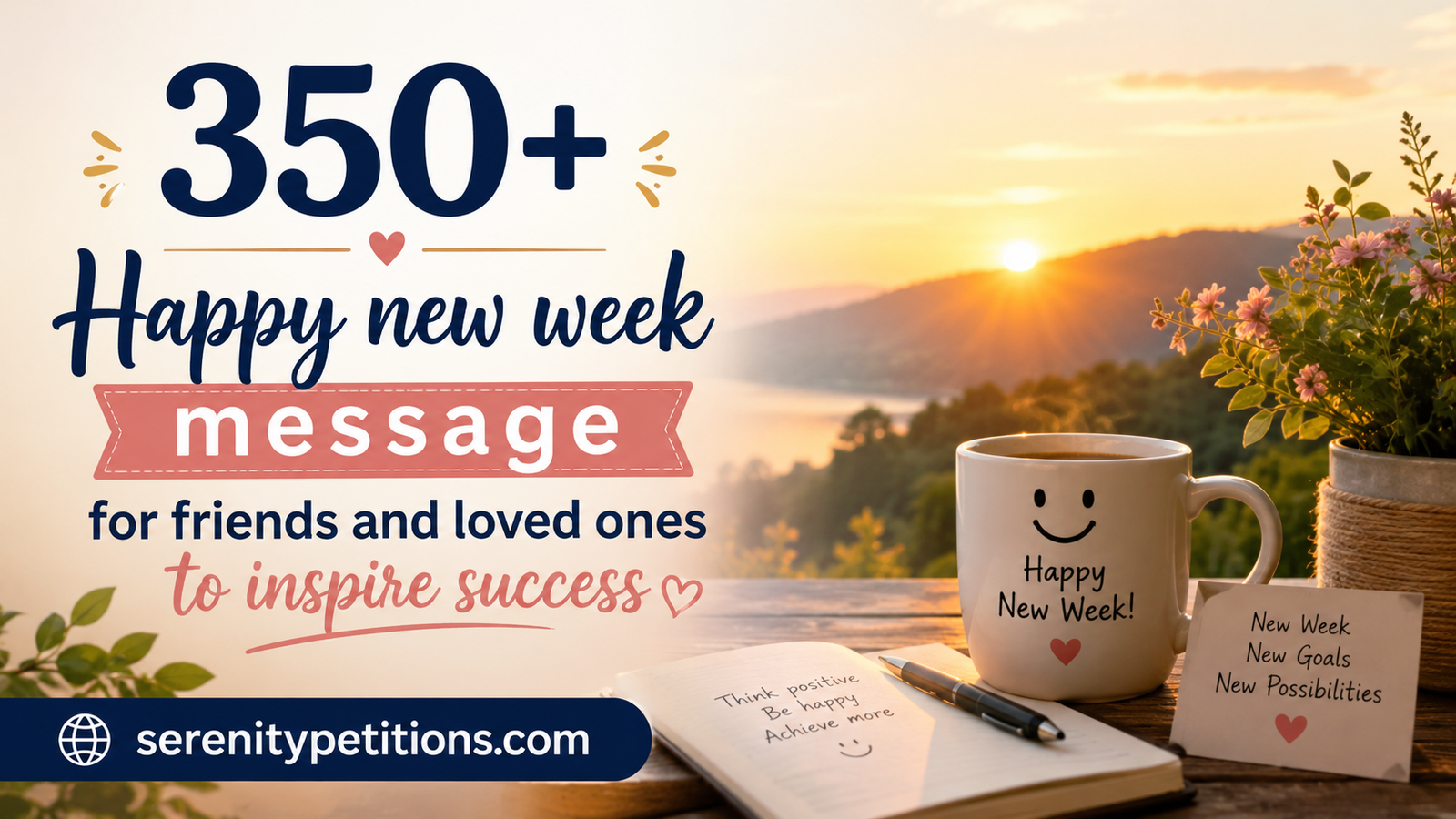 Happy Rpsgt Week 350+ Happy new week message for friends and loved ones to inspire success