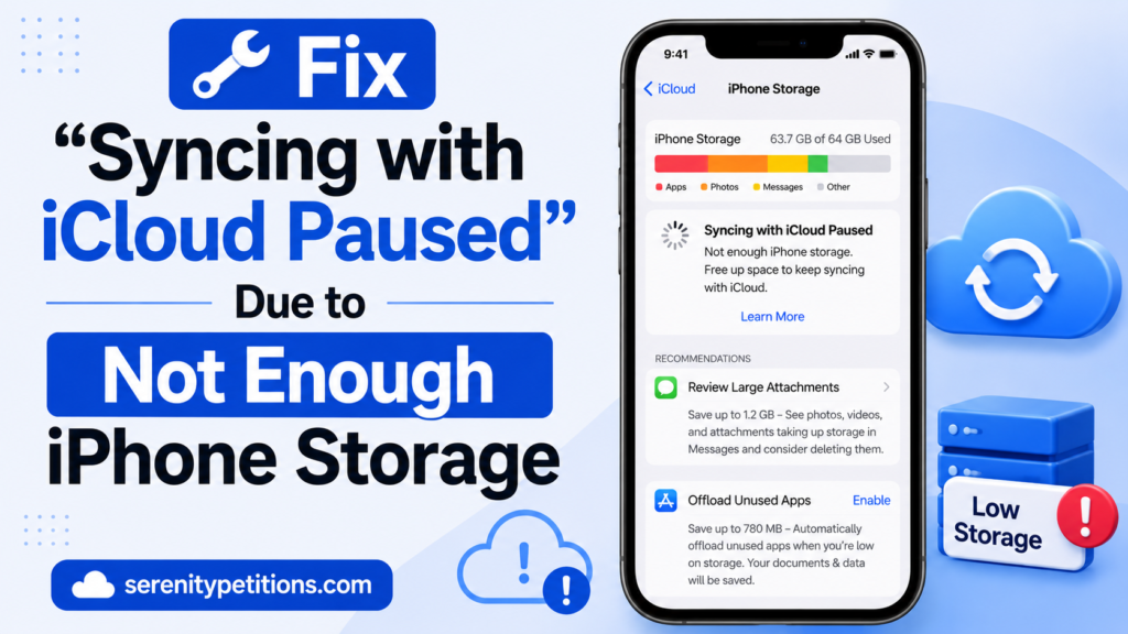fix-syncing-with-icloud-paused-due-to-not-enough-iphone-storage