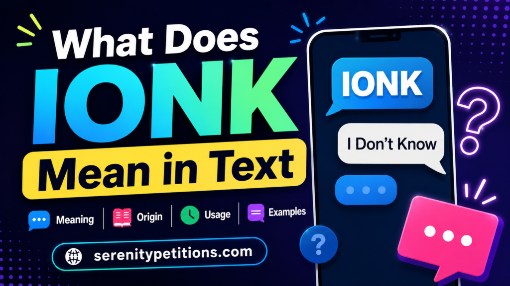 what-does-ionk-mean-in-text