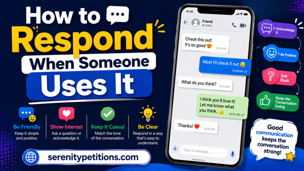 how-to-respond-when-someone-uses-it