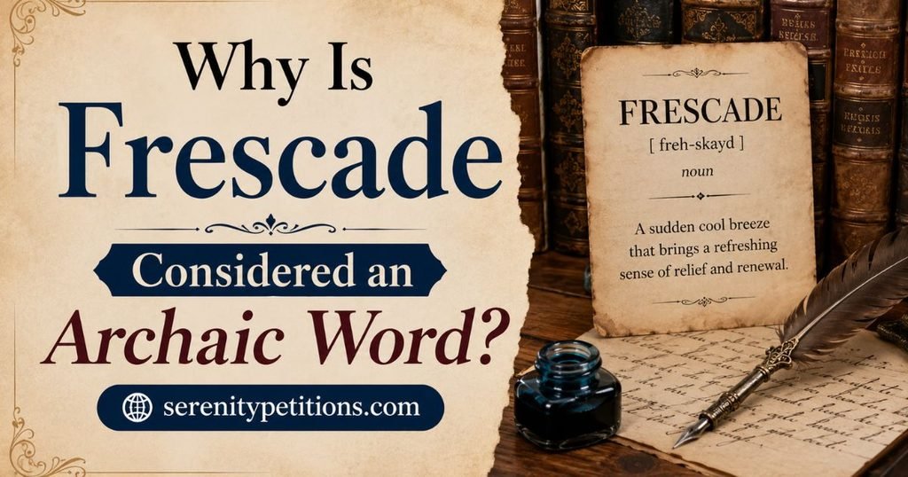 why-is-frescade-considered-an-archaic-word