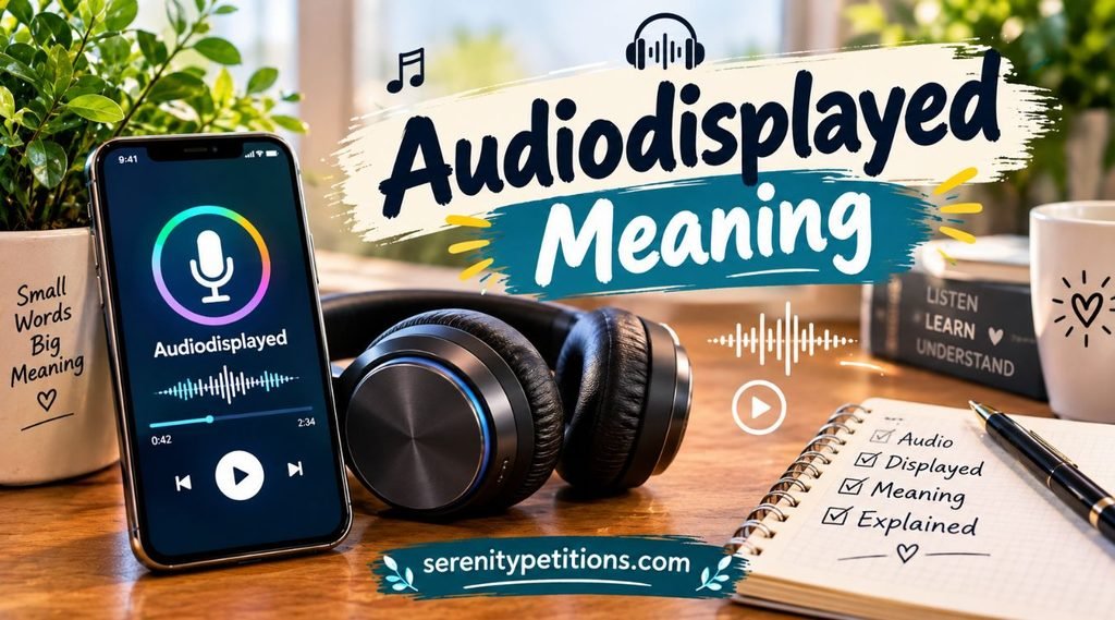 audiodisplayed-meaning